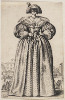 TvB G 4974
<br/>
Dame met masker ("Adel")
<br/>
<em>Callot, Jacques (1592 - 1635)</em>